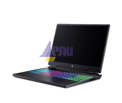 Лаптоп Acer Nitro 16, AN16-42-R6VW, AMD Ryzen 7 8845HS, (3.8GHz up to 5.1GHz,16MB),16" WQXGA (2560x1600) IPS 180Hz, 1*16GB DDR5 (1 slot free), 1024GB PCIe NVMe SSD, GeForce RTX 4060 8GB GDDR 6, Micro SD reader, Killer E3100G, Wifi 802.11AX, BT 5.3, No Os,