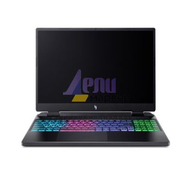 Лаптоп Acer Nitro 16, AN16-42-R6VW, AMD Ryzen 7 8845HS, (3.8GHz up to 5.1GHz,16MB),16" WQXGA (2560x1600) IPS 180Hz, 1*16GB DDR5 (1 slot free), 1024GB PCIe NVMe SSD, GeForce RTX 4060 8GB GDDR 6, Micro SD reader, Killer E3100G, Wifi 802.11AX, BT 5.3, No Os,