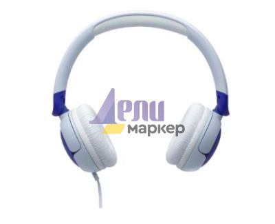 Слушалки JBL JR320 Wired on-ear kids headphones, Blue