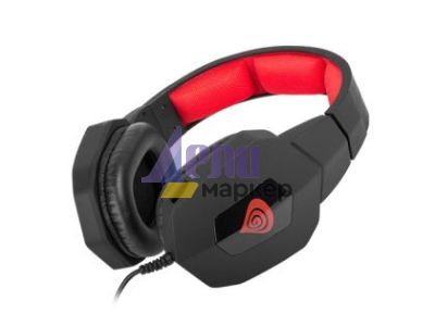 Слушалки Genesis Headphones Argon 400 With Microphone Black-Red (H59)