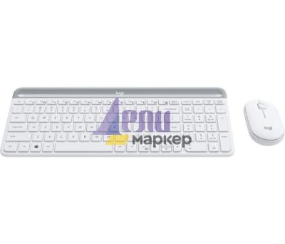 Комплект Logitech Slim Wireless Keyboard and Mouse Combo MK470 - OFFWHITE