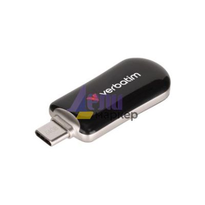 Памет Verbatim Plectra USB-C Flash Drive Black 64GB