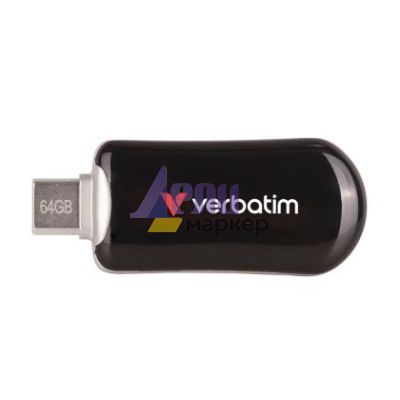 Памет Verbatim Plectra USB-C Flash Drive Black 64GB