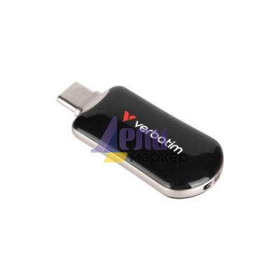 Памет Verbatim Plectra USB-C Flash Drive Black 128GB