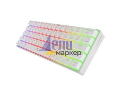 Клавиатура Genesis Mechanical Gaming Keyboard Thor 660 G2 Wireless RGB Backlight WHITE GATERON BROWN