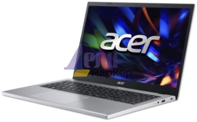 Лаптоп Acer Extensa EX215-33-34RK, Intel Core i3-N305 (up to 3.8 GHz, 6MB), 15.6" FHD (1920x1080), 8GB LPDDR5, SSD 512GB NVMe, Intel UMA, 802.11ac+ax, HD camera, BT, Win 11 Pro EDU, 2Y Warranty, Silver