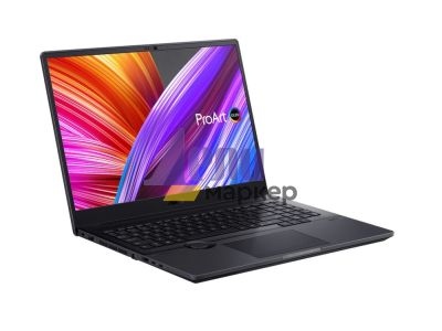 Лаптоп Asus ProArt Studiobook W7600Z3A-OLED-L961X, Intel Core i9-12900H, 2.5 GHz (24M Cache, up to 5.0 GHz, 6P+8E cores),16" 4K (3840 x 2400) OLED 16:10, DDR5 64 GB (32*2), 2TB PCIEG4, NVIDIA RTX A3000 12GB, WiFi 6e, Win 11 Pro, Mineral Black
