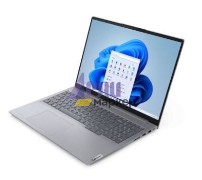 Лаптоп Lenovo ThinkBook 16 G7 Intel Core Ultra 5 125U (up to 4.3GHz, 12MB), 16GB DDR5 5600MHz, 512GB SSD, 16" WUXGA (1920x1200) IPS AG, FHD&IR Cam, Backlit KB, WLAN, BT, Backlit KB, Arctic Grey, FPR, DOS, 3Y CCI