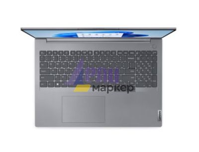 Лаптоп Lenovo ThinkBook 16 G7 Intel Core Ultra 5 125U (up to 4.3GHz, 12MB), 16GB DDR5 5600MHz, 512GB SSD, 16" WUXGA (1920x1200) IPS AG, FHD&IR Cam, Backlit KB, WLAN, BT, Backlit KB, Arctic Grey, FPR, DOS, 3Y CCI