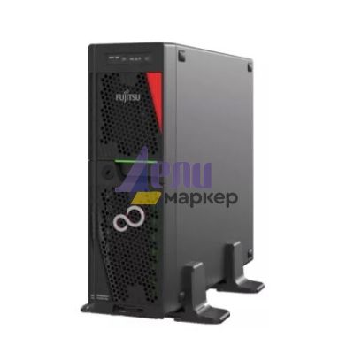 Сървър Fujitsu PRIMERGY TX1320 M6, Intel Xeon E-2488 8C/16T 3.20 GHz, 1x32GB 2Rx8 DDR5-4800 U ECC, NO HDD, Max.8x(4x+4x)x2.5"HP, RAID 0/1/10, 2x1GB(RJ45), ErP Lot9 conf.for 8x HDDs, iRMCS6 eLCM Lic., No PCord, 2x M2 slots, TPM 2.0 V2, PSU 500W HP, FTS wid