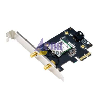 Адаптер Asus PCI-E Adapter, PCE-AXE5400, AXE5400, Tri-Band, Bluetooth 5.2, WPA3, OFDMA, MU-MIMO