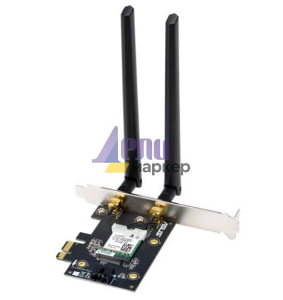 Адаптер Asus PCI-E Adapter, PCE-AXE5400, AXE5400, Tri-Band, Bluetooth 5.2, WPA3, OFDMA, MU-MIMO