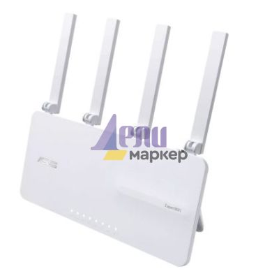 Рутер Asus Business Router & Access Point ExpertWiFi EBR63, AX3000, Dual-Band, Quad-Core 1.7GHz CPU, 256MB/512MB Flash/RAM, Gigabit, OFDMA, Beamforming, Switch & Security Gateway, 5 SSIDs, VLAN, SDN, site-to-sit VPN, wall mounting, White