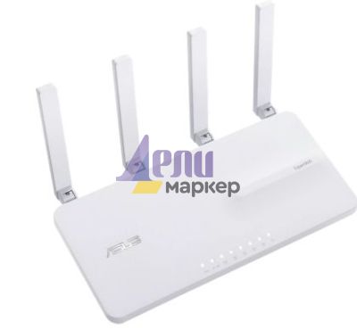 Рутер Asus Business Router & Access Point ExpertWiFi EBR63, AX3000, Dual-Band, Quad-Core 1.7GHz CPU, 256MB/512MB Flash/RAM, Gigabit, OFDMA, Beamforming, Switch & Security Gateway, 5 SSIDs, VLAN, SDN, site-to-sit VPN, wall mounting, White