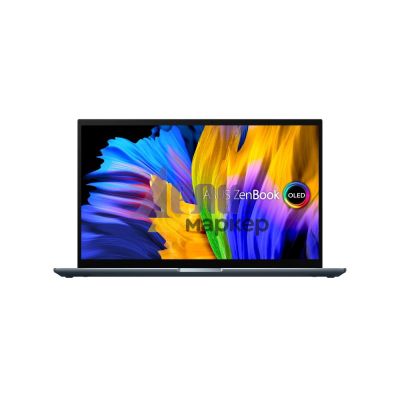 Лаптоп Asus Zenbook Pro OLED UM535QE-OLED-KY731X, AMD Ryzen 7 5800H 3.2 GHz(16M Cache, up to 4.4 GHz) OLED 15.6" FHD IPS (1920x1080) Glare Touch, 16GB, PCIEG3x2 1TB SSD, RTX 3050 Ti 4GB,Thunderbolt,TPM,Windows 11 Pro, Bag, Stylus+Pantum M6500W Laser MFP