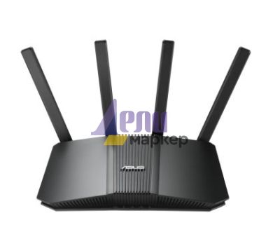 Рутер Asus Wireless Router, RT-BE58U, BE3600, Dual-Band, Quad-Core 2.0GHz CPU, 256MB/1GB Flash/RAM, 4K-QAM, 2.5G port, AiProtection Pro, NAT Passthrough, VPN, multiple SSIDs,  IPTV, Beamforming, 4G LTE/5G Mobile Tethering, AiMesh, Black