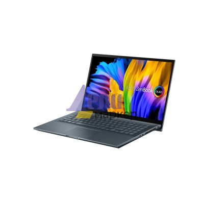 Лаптоп Asus Zenbook Pro OLED UM535QE-OLED-KY731X, AMD Ryzen 7 5800H 3.2 GHz(16M Cache, up to 4.4 GHz) OLED 15.6" FHD IPS (1920x1080) Glare Touch, 16GB, PCIEG3x2 1TB SSD, RTX 3050 Ti 4GB,Thunderbolt,TPM,Windows 11 Pro, Bag, Stylus+Pantum M6500W Laser MFP