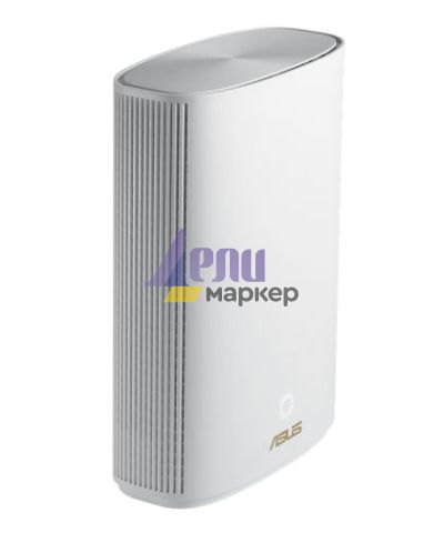 Меш система Asus Mesh WiFi, ZenWiFi AX Hybrid XP4 1PK, AX1800 + AV1300, Dual-Band, coverage up to 260m2, Quad-Core 1.2GHz CPU, 256MB/512MB Flash/RAM, Gigabit, AiProtection Pro, Adaptive QoS, VPN server/client, IPTV, OFDMA, Beamforming, AiMesh, White