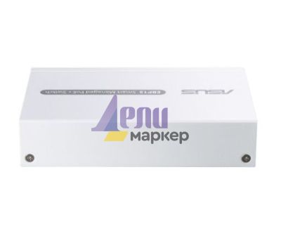 Комутатор Asus Business 5Port Smart Managed Switch PoE+,ExpertWiFi EBP15, 4 ports PoE+, 60W, VLAN, QoS, Port Mirroring, wall mounting,White