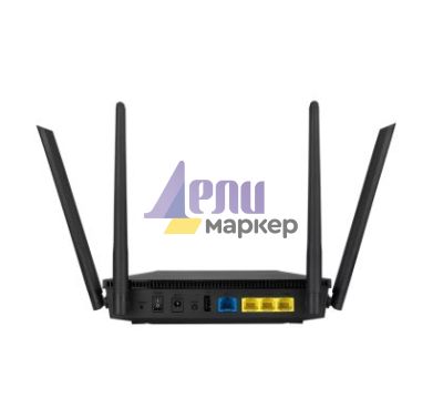 Рутер Asus Wireless Router,RT-AX1800U, AX1800, Dual-Band, Dual-Core 880MHz CPU, 128MB/256MB, Gigabit, AiProtection Classic, Traditional QoS, VPN server/client, IPTV, OFDMA, MU-MIMO, Beamforming, AiMesh,Black