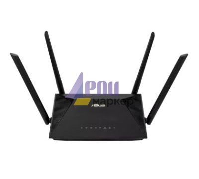 Рутер Asus Wireless Router,RT-AX1800U, AX1800, Dual-Band, Dual-Core 880MHz CPU, 128MB/256MB, Gigabit, AiProtection Classic, Traditional QoS, VPN server/client, IPTV, OFDMA, MU-MIMO, Beamforming, AiMesh,Black