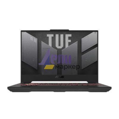 Лаптоп Asus TUF A15 FA507UV-LP014, AMD Ryzen 9 8940HS,15.6" FHD AG (1920x1080)144Hz, 16GB DDR5, 512 GB PCIe 4. RTX 4060 8GB GDDR6, Wi-Fi 6(802.11ax), Backlit Chiclet Keyboard 1-Zone RGB, No OS, Mecha Gray