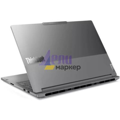 Лаптоп Lenovo ThinkBook 16p G5 Intel Core i7-14650HX (up to 5.2GHz, 30MB), 32GB(16+16) DDR5 5600MHz, 1TB SSD, 16" WQXGA (2560x1600) IPS AG, Color Calibration, Backlit KB, Storm Grey, WLAN, BT, FPR, DOS, 3Y Onsite