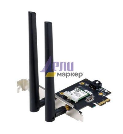 Адаптер Asus PCI-E Adapter, PCE-AX1800, AX1800, Dual-Band, Bluetooth 5.2, WPA3, OFDMA, MU-MIMO