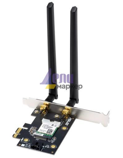 Адаптер Asus PCI-E Adapter, PCE-AX1800, AX1800, Dual-Band, Bluetooth 5.2, WPA3, OFDMA, MU-MIMO