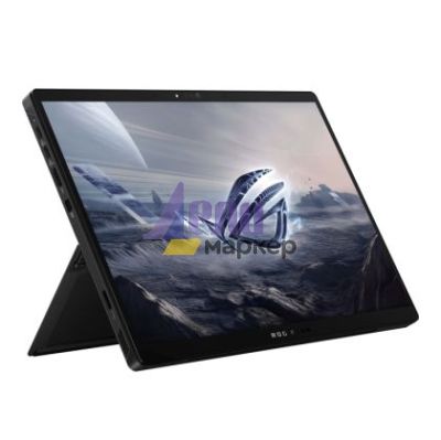 Лаптоп Asus ROG Flow Z13 GZ302EA-RU011X, AMD STRIX HALO-16C/BGA, 13.4" 2.5K (2560 x 1600, WQXGA) 16:10 ,180Hz,32 LPDDR5X (24 onBD) , 1TB M.2 G4SSD,AMD Radeon Graphics, WiFi 7, Backlit Chiclet Keyboard ,Windows 11 Pro, Off Black +Stylus