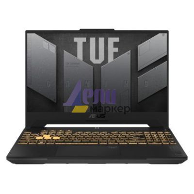 Лаптоп Asus TUF F15 FX507VV-LP148,Inteli7-13620H 2.4 GHz (24M  Cache, up to 4.9 GHz, 10 cores), 15.6" FHD (1080 x 1920) 16:9,144Hz,16GB DDR5 ,1TB PCIe 4.0,RTX 4060 8GB GDDR6, Wi-Fi 6(802.11ax)Backlit Chiclet Keyboard 1-Zone RGB, no OS, Mecha Gray