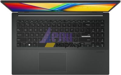 Лаптоп Asus Vivobook Go E1504FA-NJ318, AMD, Ryzen R5-7520U,,15.6" FHD (1920x1080),16GB (on bd) DDR5 , 512GB SSD,  AMD Radeon Graphics, Without OS, Black