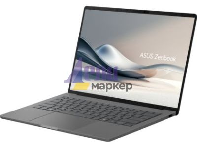 Лаптоп Asus Zenbook UX3407RA-QD026X, Snapdragon X Elite X1E 78 100 3.4GHz (42MB Cache, up to 3.4GHz, 14 " OLED , (1920 x 1200) , 32GB LPDDR5X,1TB SSD, Windows 11 Pro, Iceland Gray