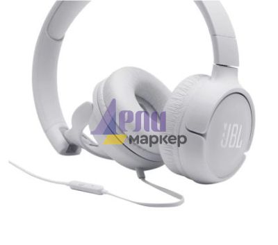 Слушалки JBL T500 WHT HEADPHONES