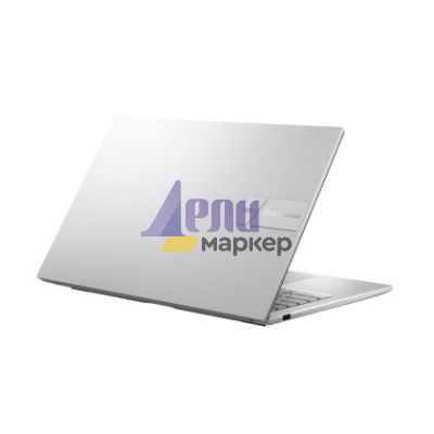 Лаптоп Asus Vivobook X1504VA-BQ1400,Intel i7-1355U 1.7 GHz (12MB Cache, up to 5.0 GHz),15.6"FHD (1920x1080) ,16GB DDR4 (8 on bd) 1TB SSDG4,Intel Iris X Graphics, No OS, Cool Silver