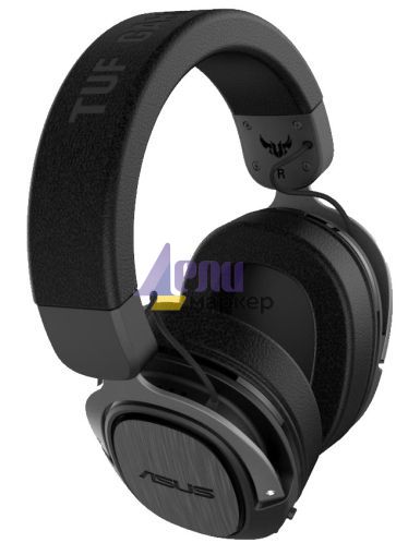 Слушалки Asus TUF Gaming H3 Wireless Headset (Discord Certified Mic, 7.1 Surround Sound, 50mm Drivers, Lightweight, 15 Hour Battery Life, 2.4 GHz via USB-C, For PC, PS5, Switch and Mobile Devices), Black