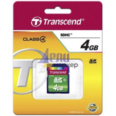 Памет Transcend 4GB SDHC (Class 4)