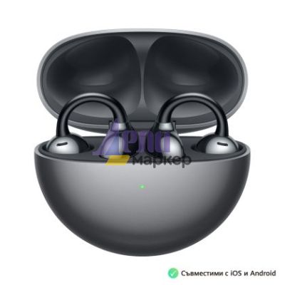 Слушалки Huawei FreeClip Dove-T00 Black, Bluetooth 5.3, 20Hz - 20 KHz, 55mAh