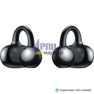 Слушалки Huawei FreeClip Dove-T00 Black, Bluetooth 5.3, 20Hz - 20 KHz, 55mAh