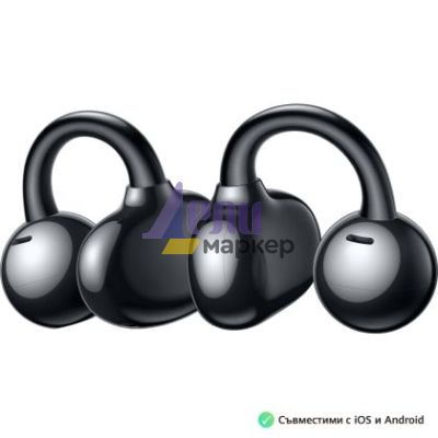 Слушалки Huawei FreeClip Dove-T00 Black, Bluetooth 5.3, 20Hz - 20 KHz, 55mAh