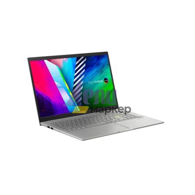 Лаптоп Asus Vivobook OLED K513EA-OLED-L531W, Intel Core i5-1135G7 (8M Cache, up to 4.2 GHz), 15.6" FHD IPS, Glare(1920x1080), 400nits,16GB DDR4 (8ON BD.),1TB PCIEG3 SSD, Windows 11,Illum. Kbd., Transparent Silver