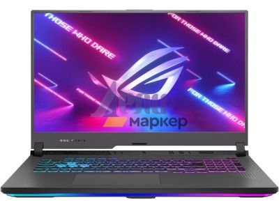 Лаптоп Asus ROG Strix G17 G713RM-KH011, AMD Ryzen 7 6800H (8-core/16-thread, 20MB cache, up to 4.7 GHz max boost), 17.3" FHD AG (1920x1080) 360Hz,16GB DDR5 4800MHz (2x8GB), PCIE NVME 1TB M.2 SSD, NVIDIA GeForce RTX 3060 6GB GDDR6, WiFi 6,RGB 4 Z