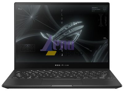 Лаптоп Asus ROG Flow X13 GZ301VU-MU002X,Intel Core i9-13900H  2.6 GHz (24M Cache, up to 5.4 GHz, 14 cores: 6 P-cores and 8 E-cores) 13.4" QHD+ 16:10 (2560 x 1600, WQXGA), 165Hz,16GB DDR5 ( 2*8), 1TB PCIE NVME,  RTX 4050 GDDR6 6GB,Illum. Kbd,Win11 Pro,Blac