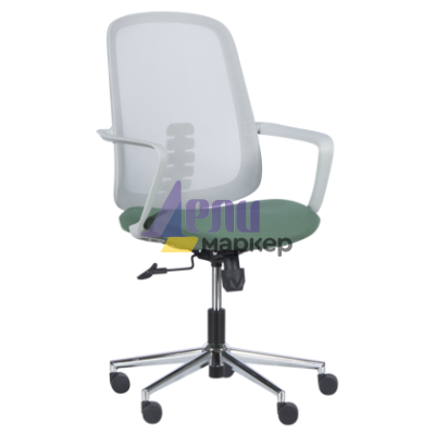 Работен офис стол Carmen 7063 - сив-зелен