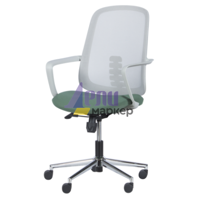 Работен офис стол Carmen 7063 - сив-зелен