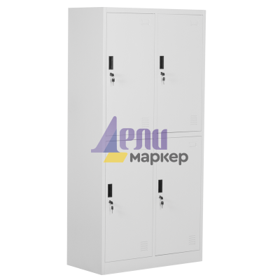 Метален шкаф Carmen CR-1251 L - сив