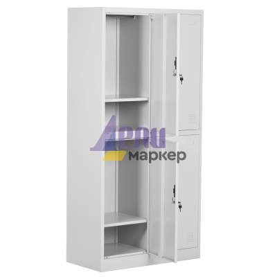 Метален шкаф Carmen CR-1251 L - сив