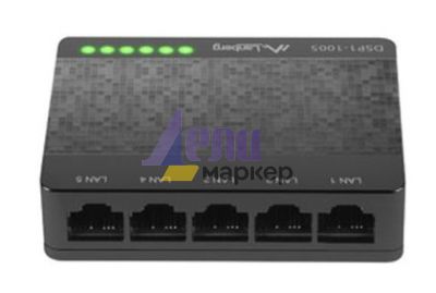 Комутатор Lanberg switch DSP1-1005 5-port, 1GB/s