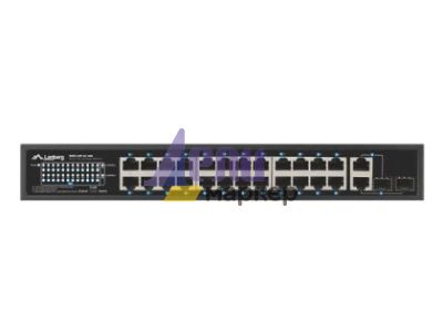 Комутатор Lanberg switch 24x 100mb poe+/2x combo rack 19" gigabit ethernet 360w v2