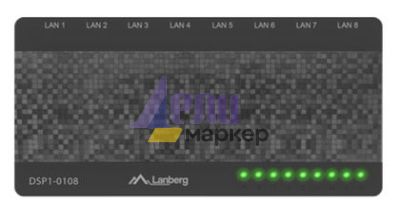 Комутатор Lanberg switch DSP1-0108 8-port, 100MB/s